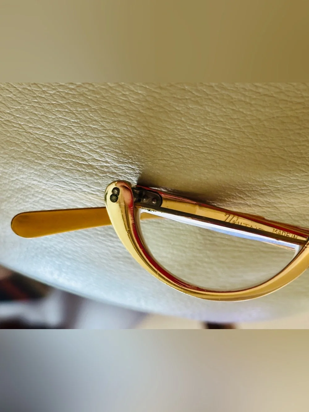 RARE Hard To Find - Whitney USA Vintage Gold Women's Half-Frame Reading Glasses